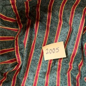 Longaberger square Handwoven Basket w Plastic Insert 2005 Holiday Edition